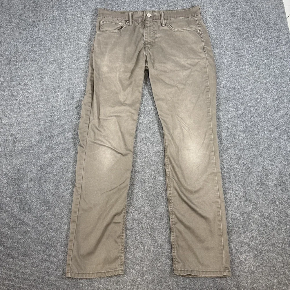 Levi's Jeans Mens 32x32 (Fits 32x31) Bronze Beige 511 Slim‎ Fit Stretch